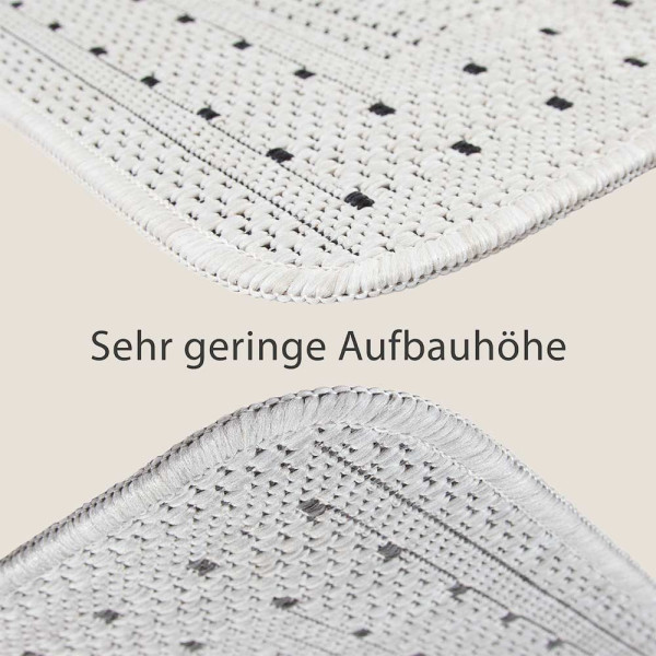 Küchenläufer Bordüre Beige