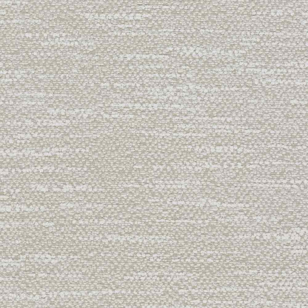 Helle, cremefarbene Textur des JAB Vorhangstoffs Jordan 1041, der für Vorhänge und Dekorationen verwendet wird. Die Oberfläche zeigt ein feines, gewobenes Muster.