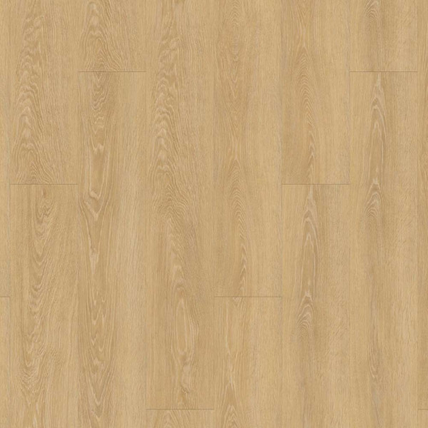 Hellbrauner Designboden mit natürlicher Holzoptik. Die Landhausdiele zeigt feine Holzmaserungen und Fugen. Der Bodenbelag ist für Innenräume geeignet und hat eine dezente, warme Ausstrahlung.