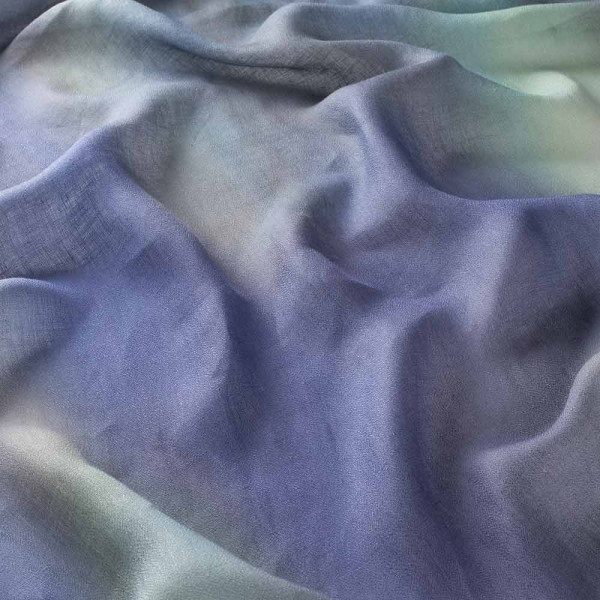 Aquarellfarbender Vorhangstoff 