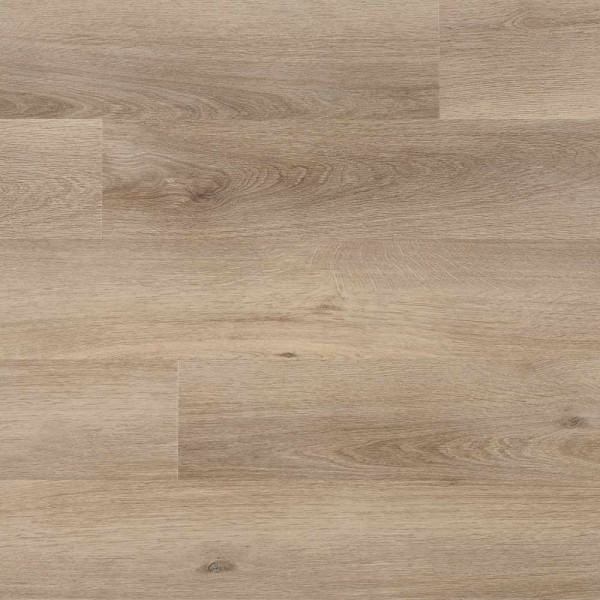 Helle, holzähnliche Oberfläche eines Vinylbodens mit feinen Strukturdetails. Der Boden wirkt modern und elegant, ideal für Innenräume.