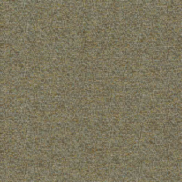 Recycelter Dekostoff in einem neutralen, strukturierten warmen Grauton. Der Stoff hat eine gleichmäßige Textur mit feinen, bunten Partikeln, die ihm ein lebendiges Aussehen verleihen.