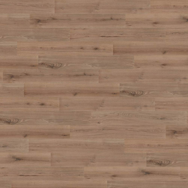 Hellbrauner Designboden aus klickbarem Vinyl mit natürlicher Holzoptik. Die Oberfläche zeigt feine Holzmaserungen und kleine Unterschiede in der Farb- und Strukturverteilung.