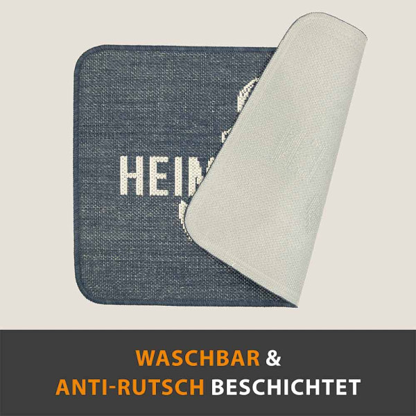 Fußmatte Heimathafen dunkel